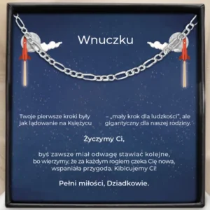 Męski Łańcuszek Figaro – Prezent dla Wnuczka – Bejessa